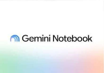 Aplicación abierta durante el Curso de Gemini y Notebook